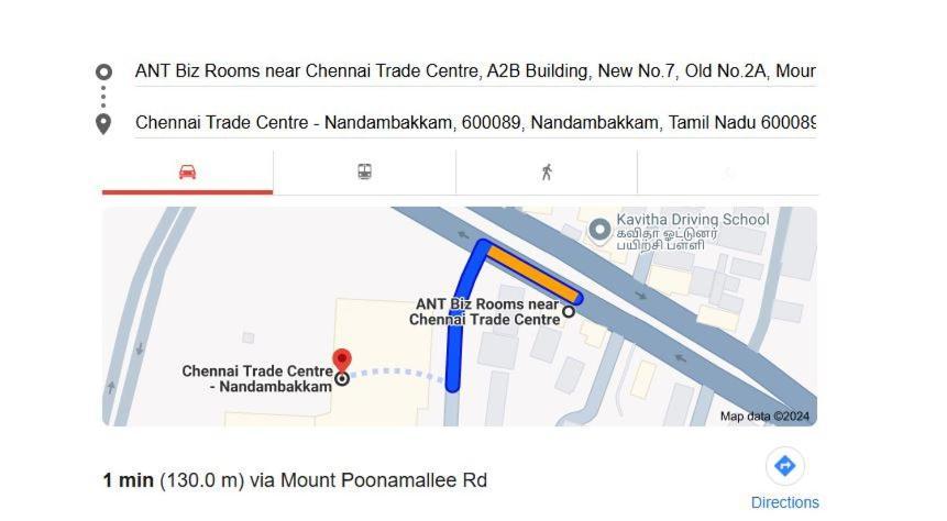 Ant Biz Rooms Near Chennai Trade Centre Bagian luar foto